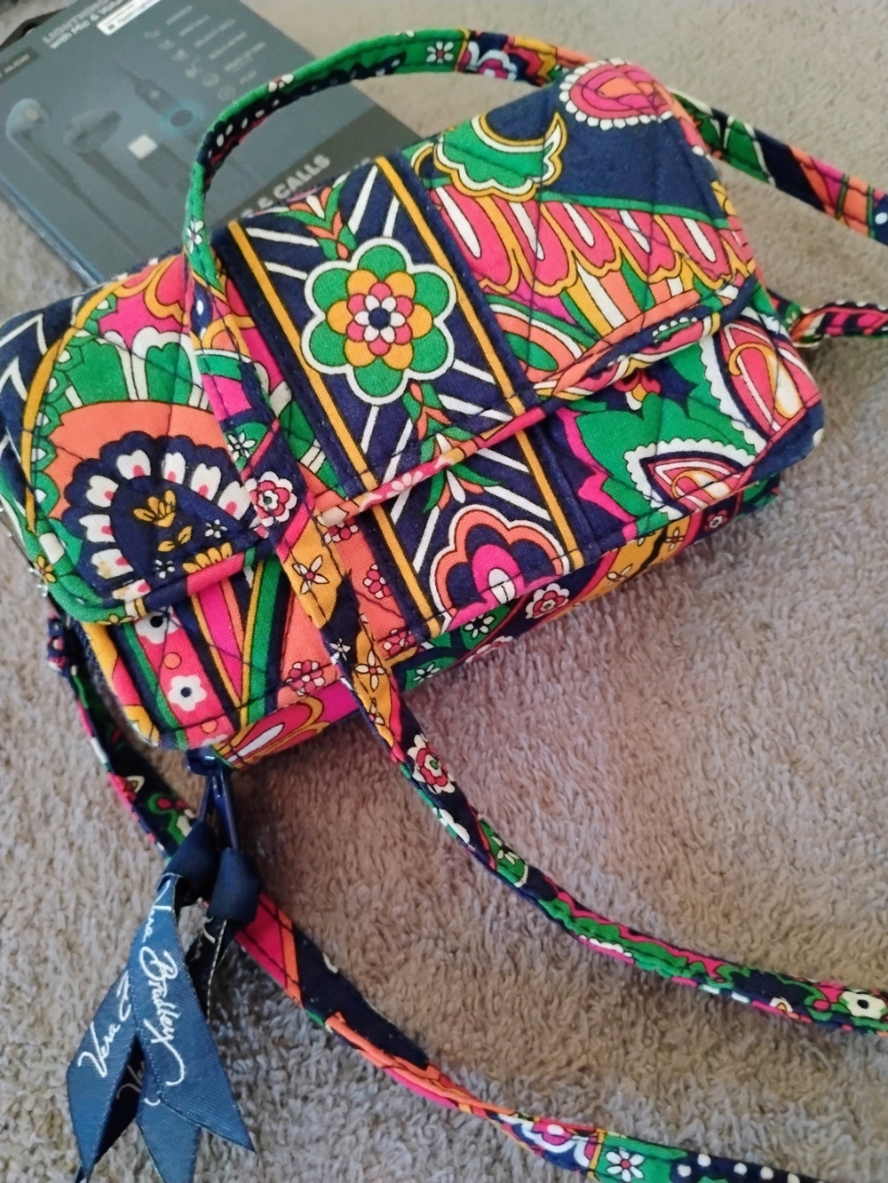 Vera Bradley Multicolor Quilted Crossbody Bag